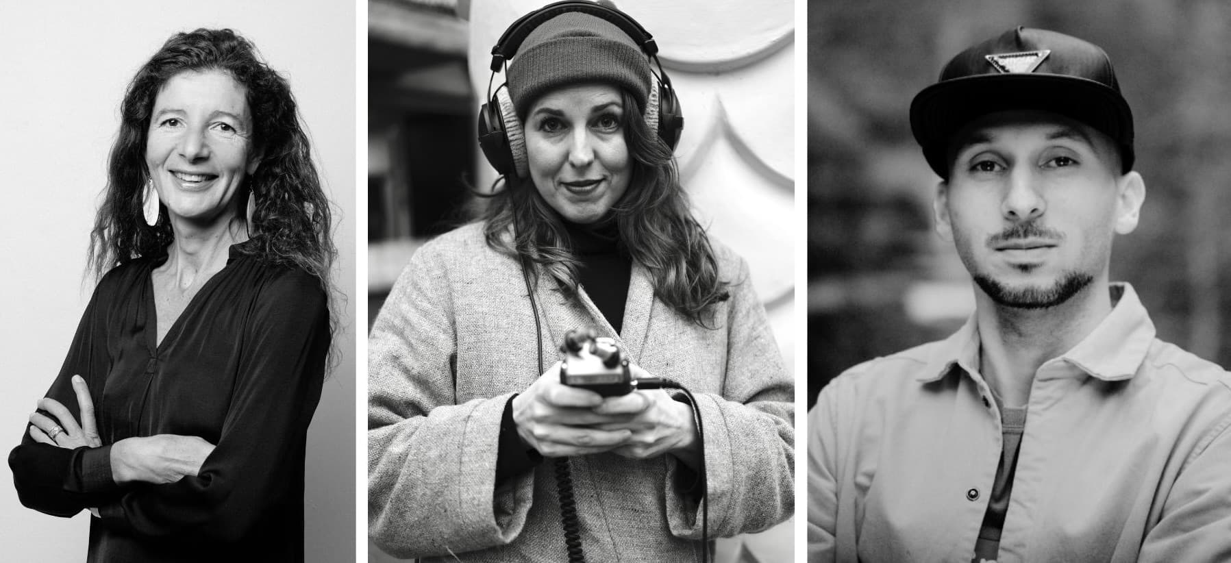 Anne de Giafferri, Liz Dautzenberg & Karim Khamis